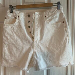 Aritzia denim The Yoko Mid thought short